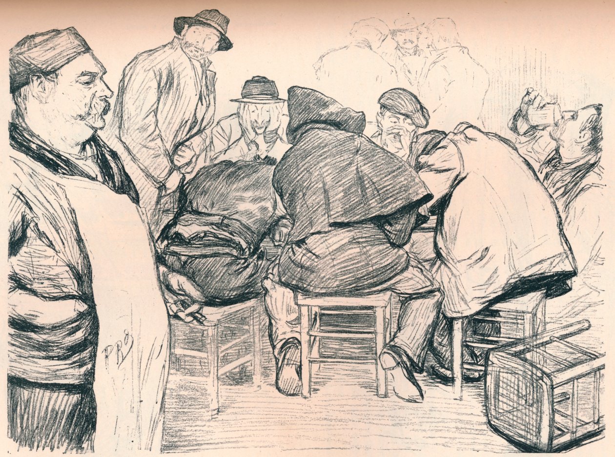 "A Purveyor of Liquid Refreshment For Anarchists", s. 1895 tekijältä Paul Charles Renouard