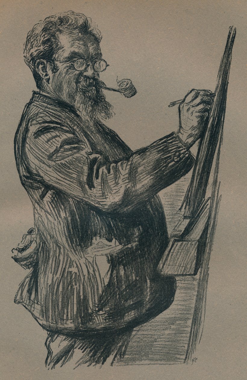 "Henry Stacy Marksin kuolemanjälkeinen muotokuva", 1899 tekijältä Paul Charles Renouard