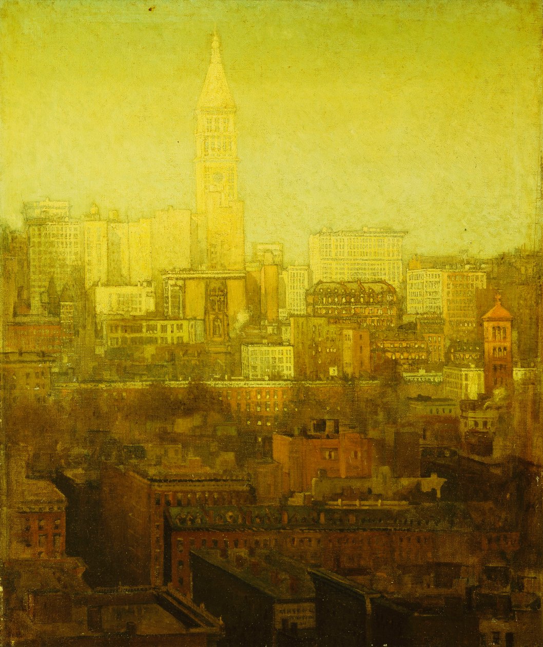 New Yorkin kaupunkikuva, tekijältä Paul Cornoyer