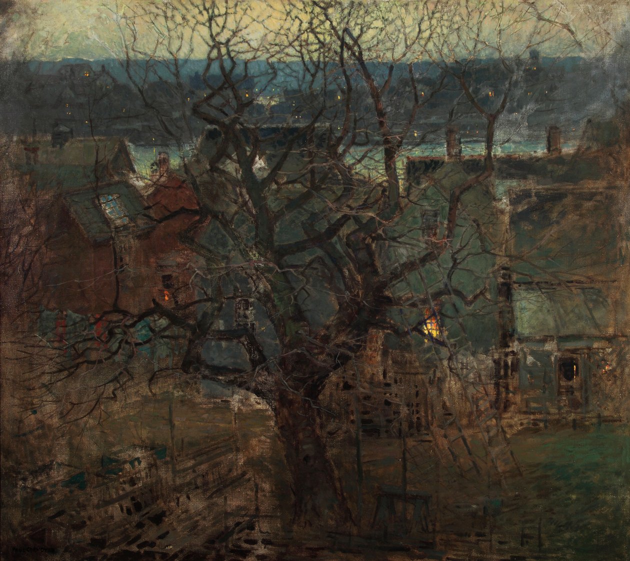 Charles-joki, Boston, noin 1910 tekijältä Paul Cornoyer