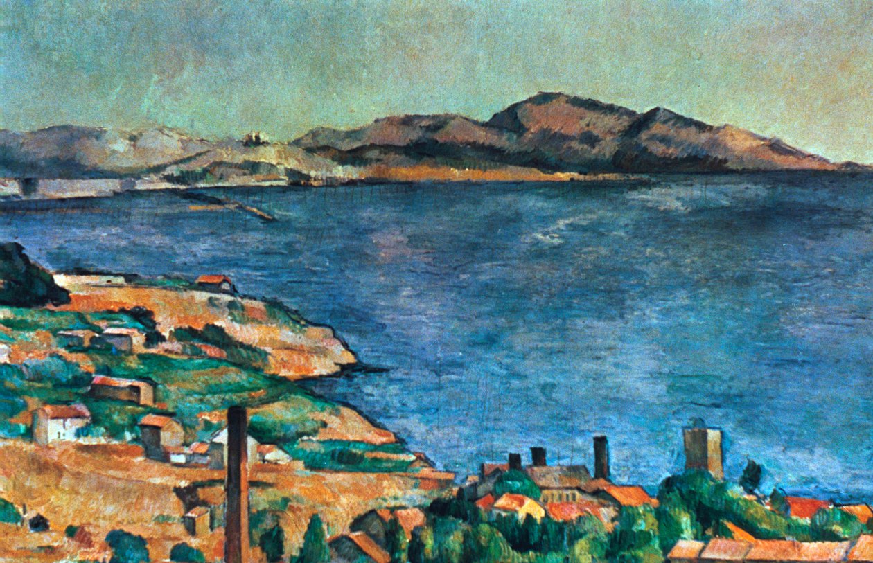 Marseillessa, 1883-1885 tekijältä Paul Cézanne