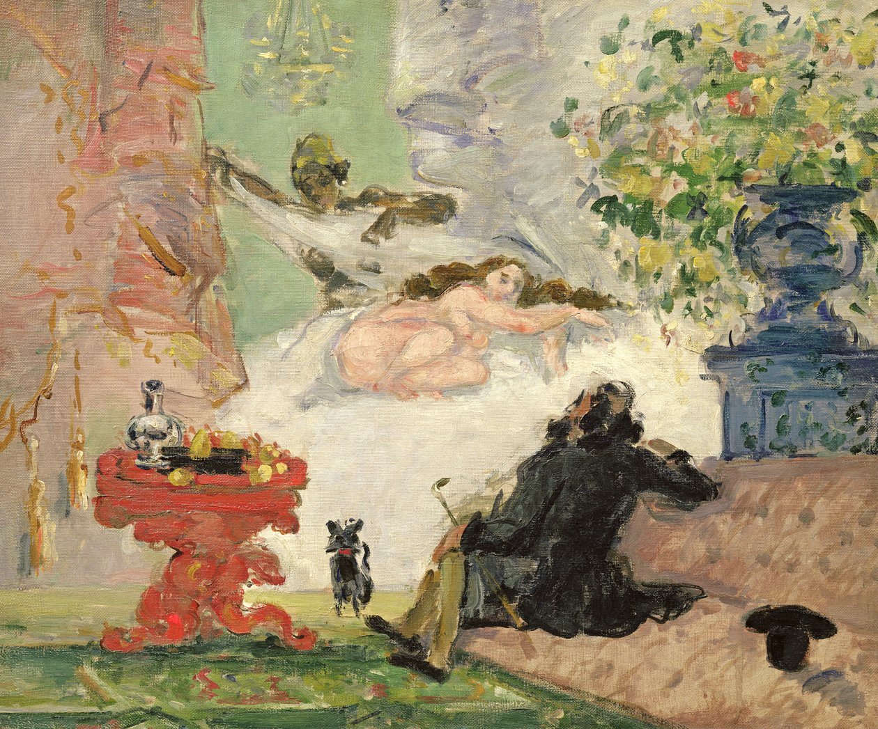 Moderni Olympia, 1873-74 tekijältä Paul Cézanne