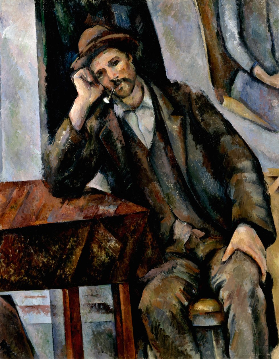 Tupakoitsija, 1890-1892. tekijältä Paul Cézanne