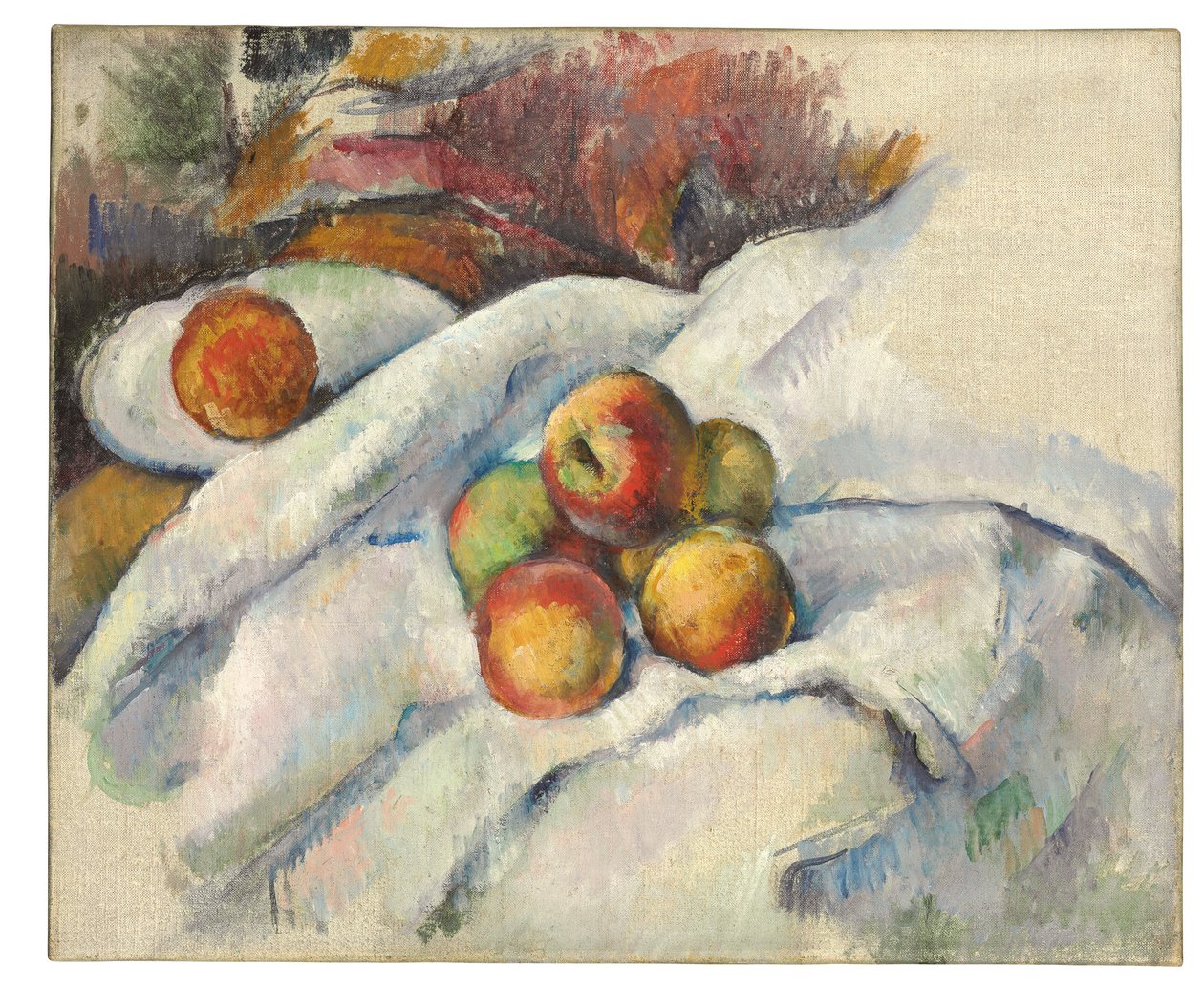 Omenat kankaalla, n.1885 tekijältä Paul Cézanne