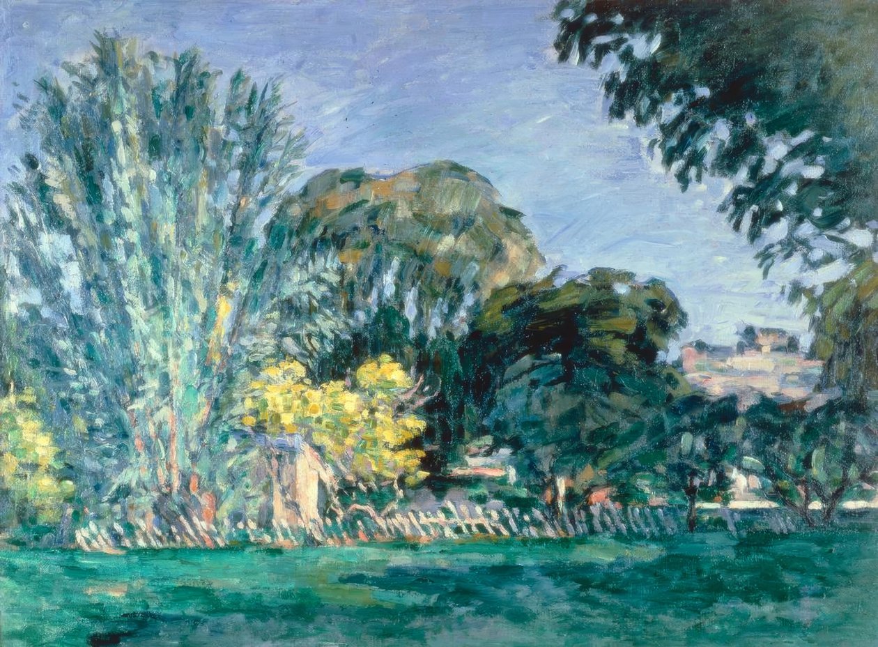 Arbres au Jas de Bouffan tekijältä Paul Cézanne