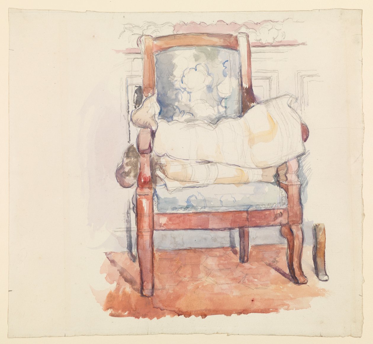 Nojatuoli, noin 1885-1890 tekijältä Paul Cézanne