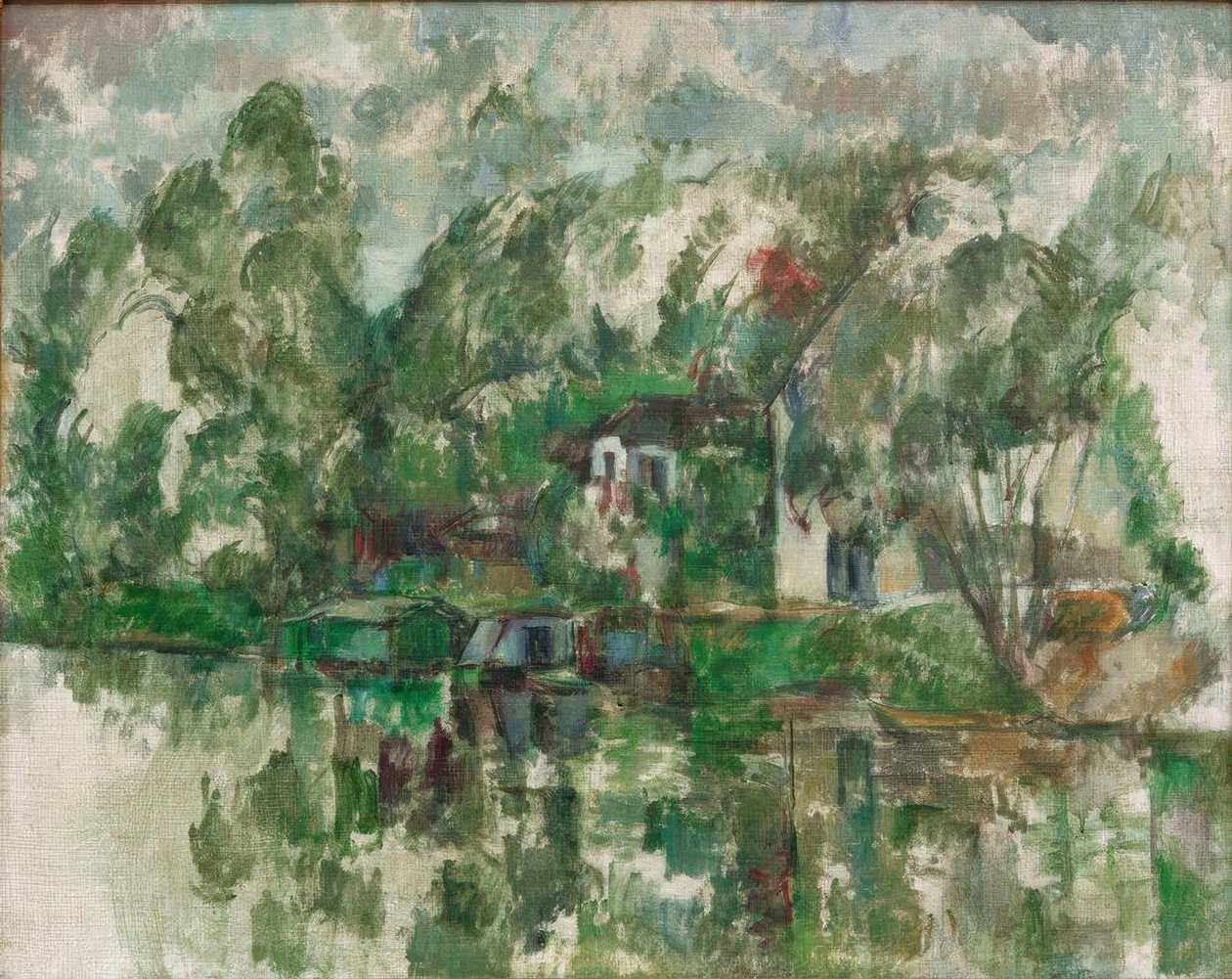 Au bord de l’eau tekijältä Paul Cézanne