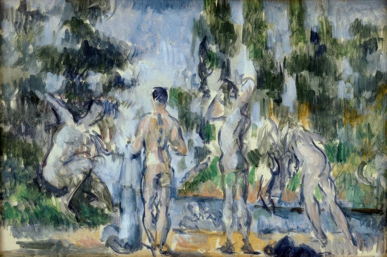 Baigneurs tekijältä Paul Cézanne