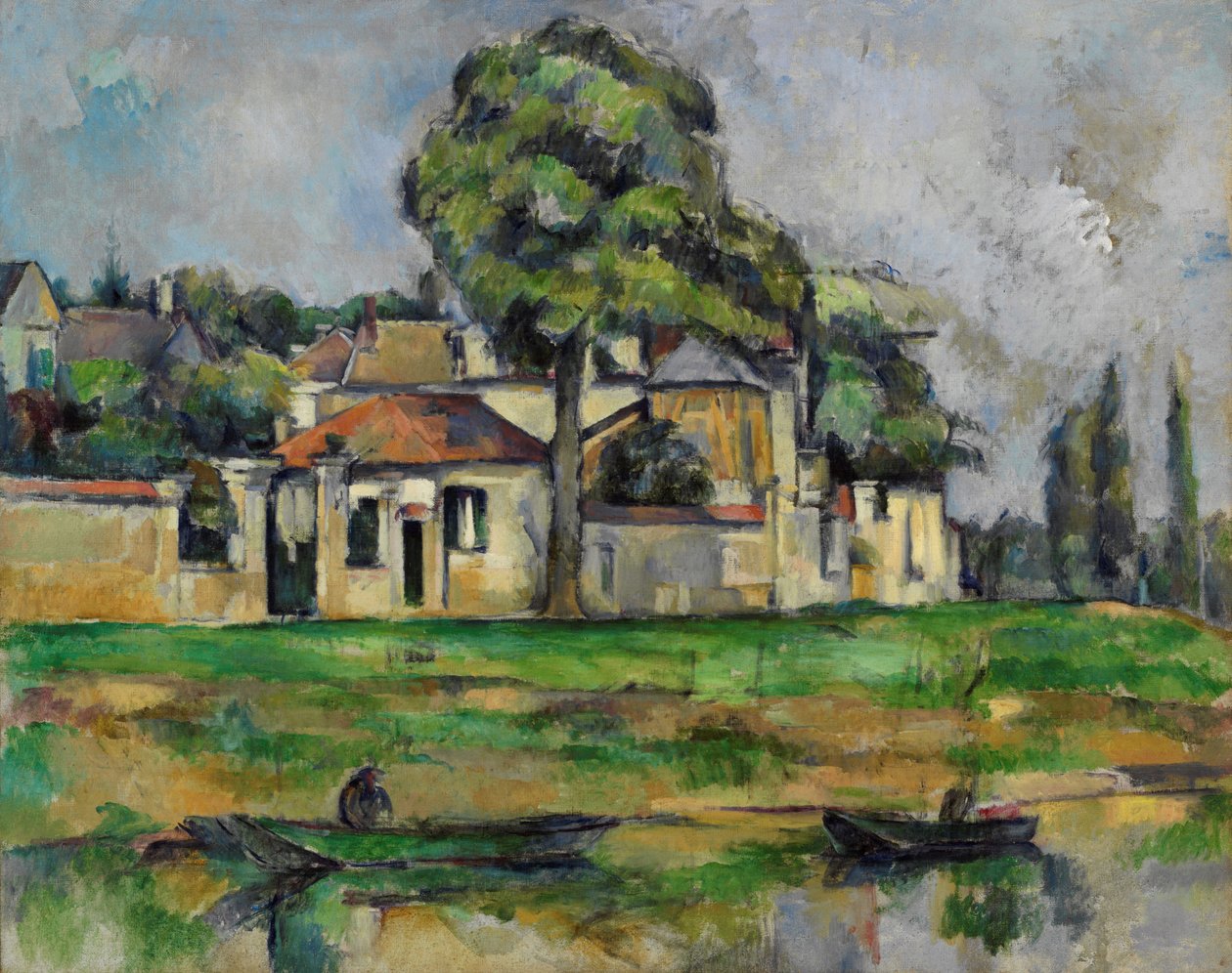 Banks of the Marne, n. 1888 tekijältä Paul Cézanne