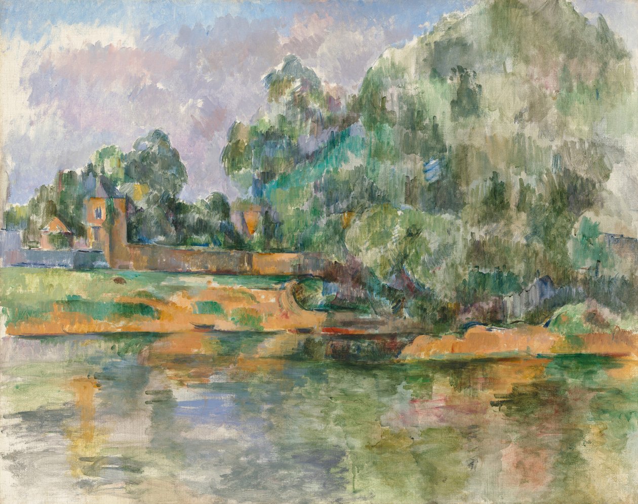 Seinen rannat Médanissa, n. 18851890. tekijältä Paul Cézanne