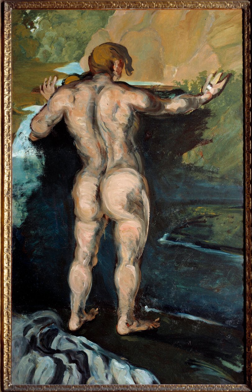 Paul Cezannen (1839-1906) kylpylä ja kalliomaalaus 1868 Norfolk, Chrysler-museo tekijältä Paul Cézanne