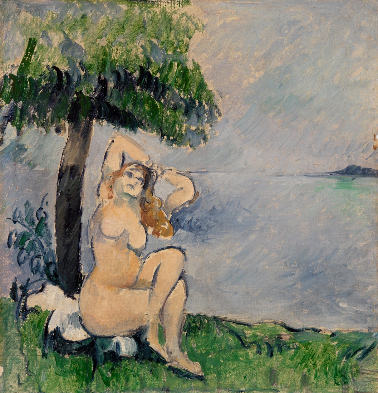 Uimassa Meren rannalla tekijältä Paul Cézanne