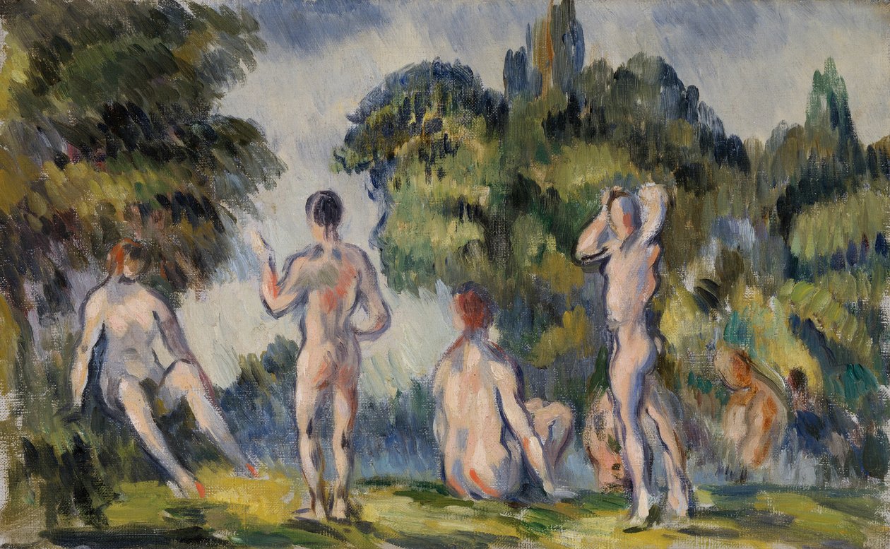 Els banyistes finlandesos tekijältä Paul Cézanne