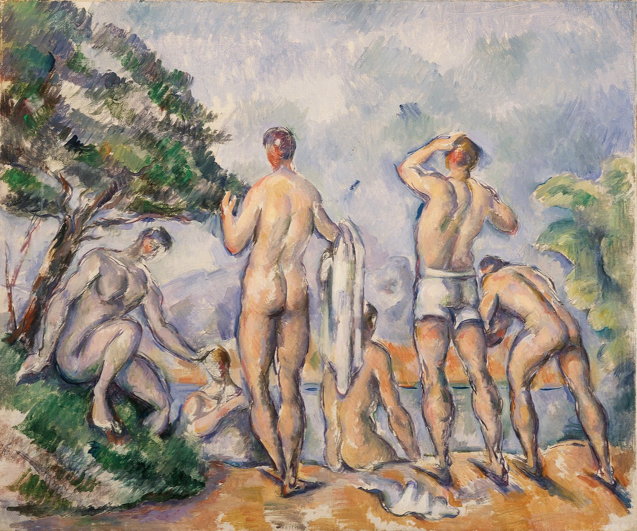 Kylpijät tekijältä Paul Cézanne