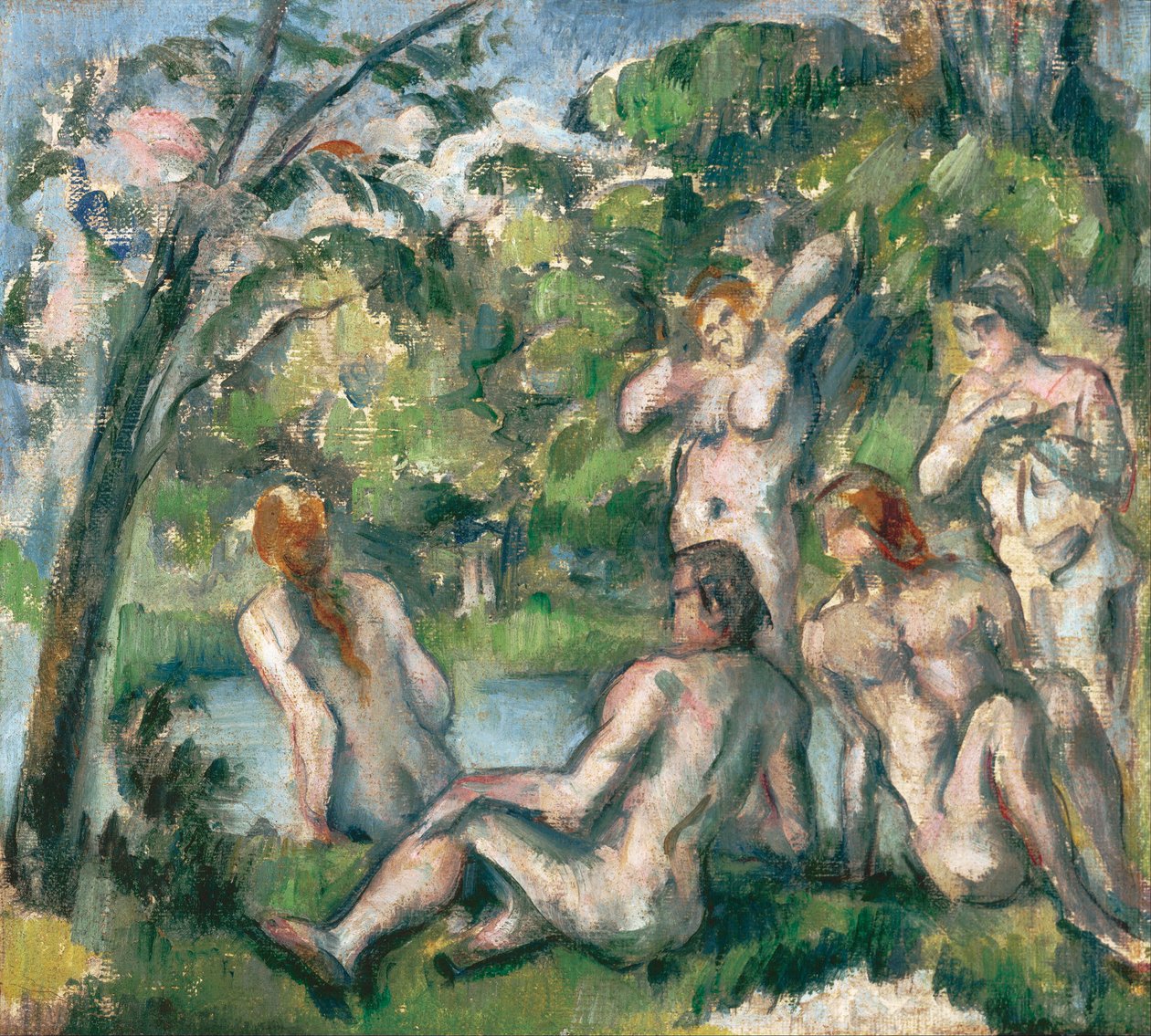 Cezannen, Paulin uimarit (1839-1906) tekijältä Paul Cézanne