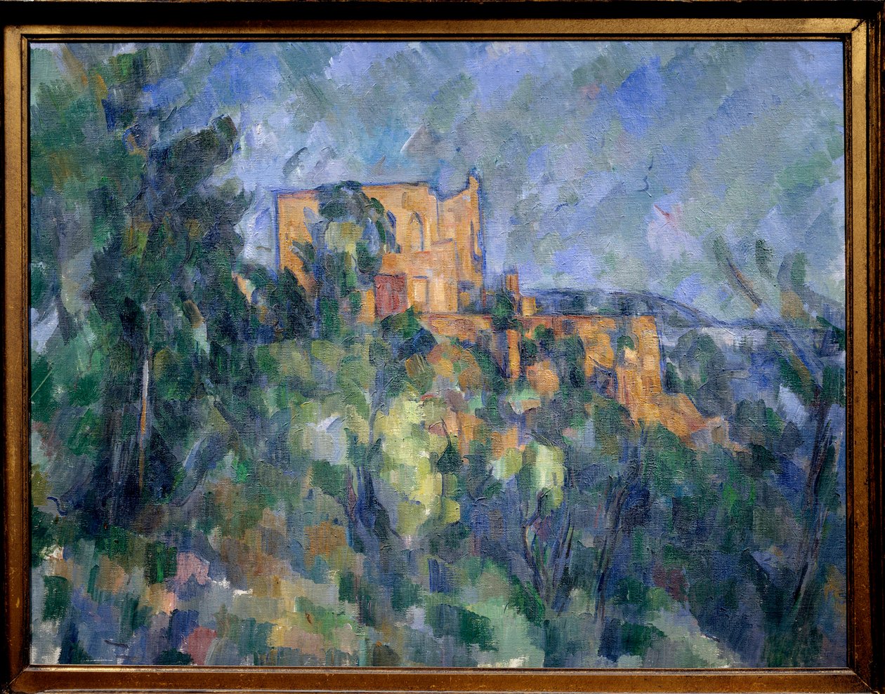 Paul Cezannen musta linnamaalaus tekijältä Paul Cézanne