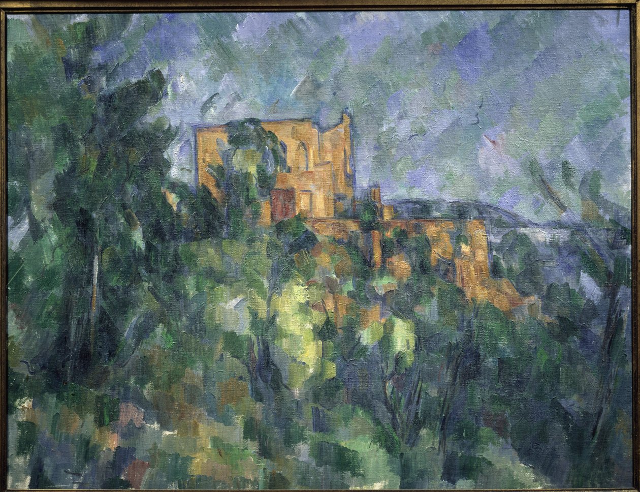 Chateau noir - Öljy kankaalle tekijältä Paul Cézanne