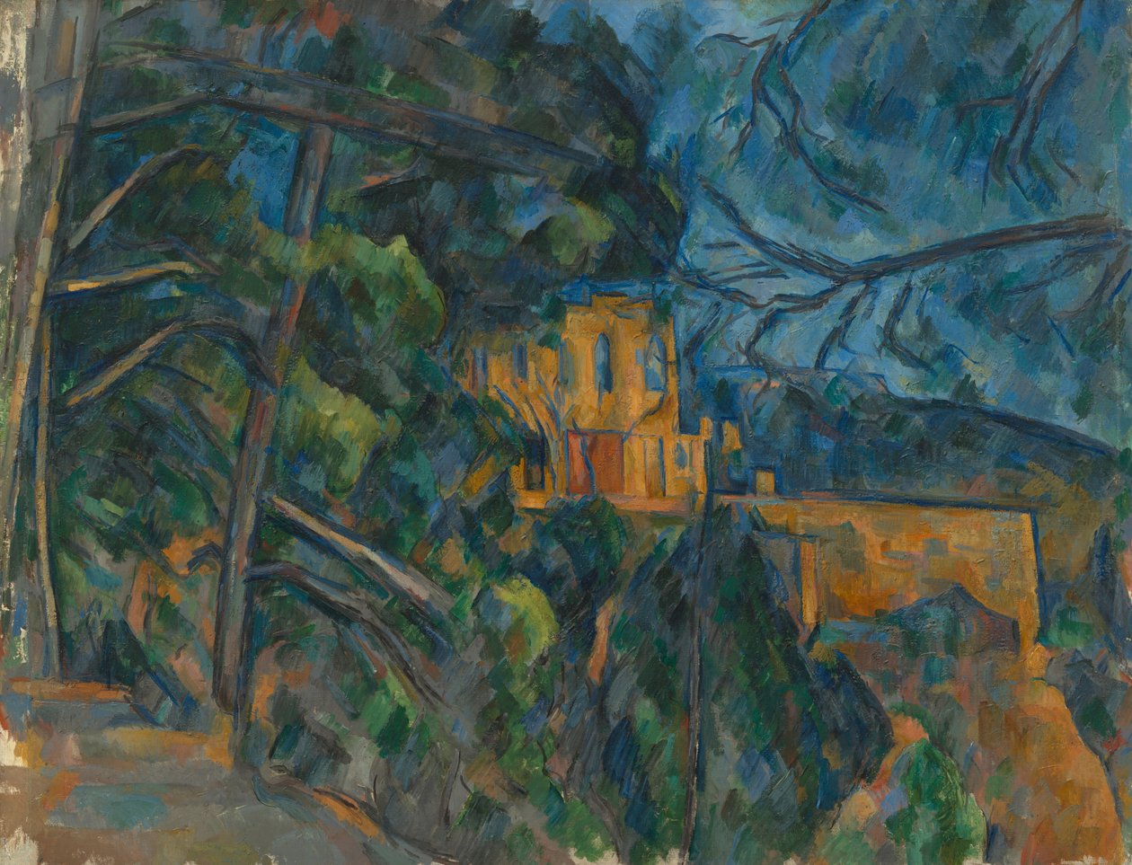 Musta linna tekijältä Paul Cézanne