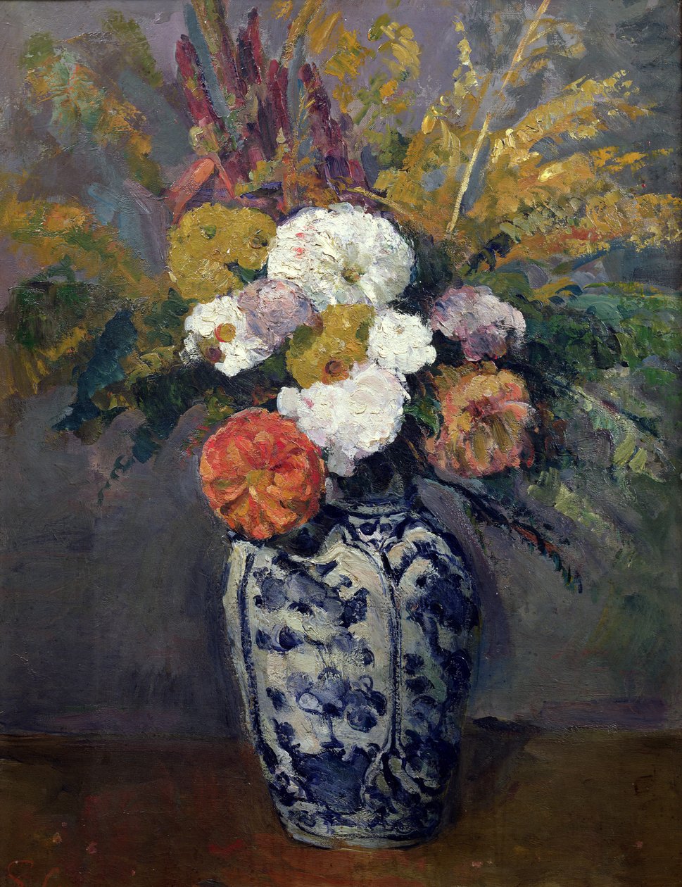 Daaliat, n. 1873 tekijältä Paul Cézanne