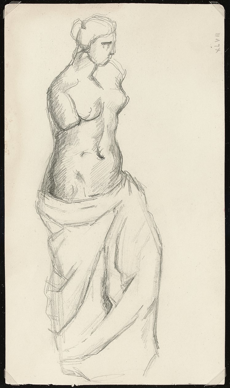 Antiikki: Venus de Milo, n. 1872-73 tekijältä Paul Cézanne