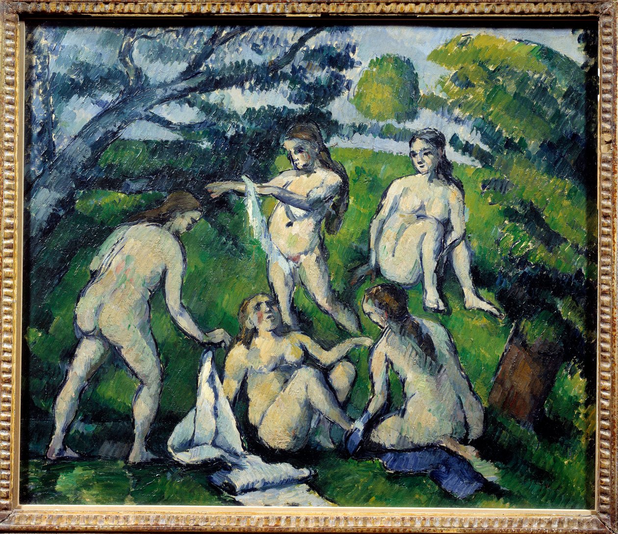 Paul Cezannen maalaus Five Bathers tekijältä Paul Cézanne