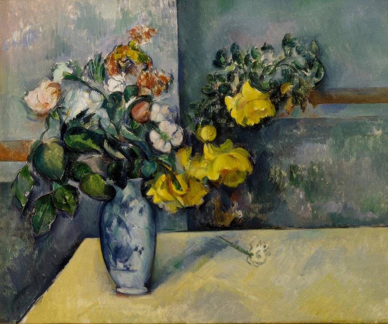Fleurs dans un vaase tekijältä Paul Cézanne