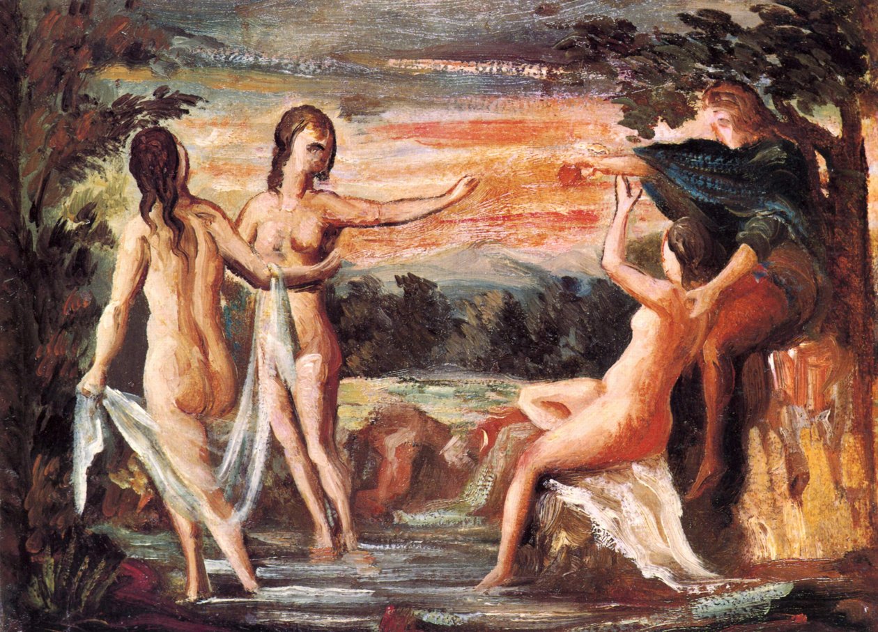 Ranska: Le Jugement de Pâris Pariisin tuomio tekijältä Paul Cézanne
