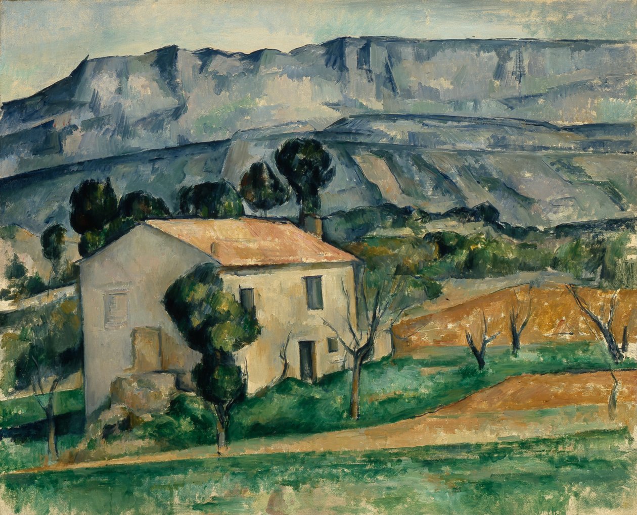 Ranskalainen:  Maison en Provence Talo Provenceissa tekijältä Paul Cézanne