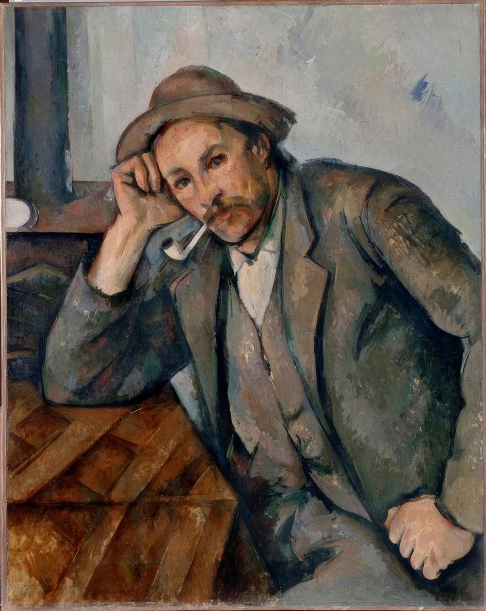 Fumeur accoudé tekijältä Paul Cézanne