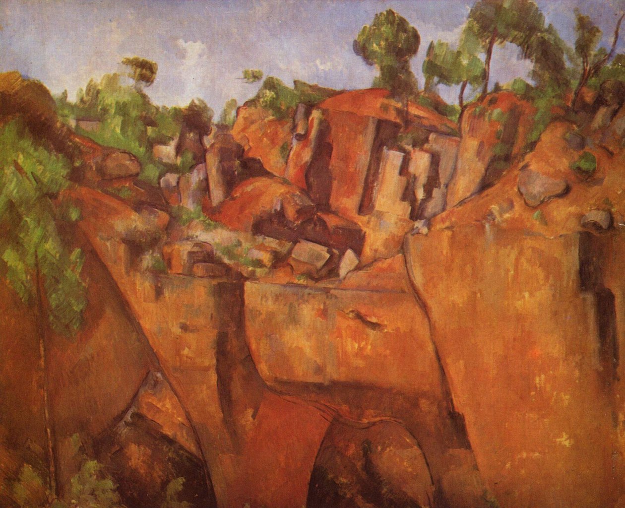 Saksa: Der Steinbruch Bibémus Bibémusin louhos Bibémusin louhos tekijältä Paul Cézanne