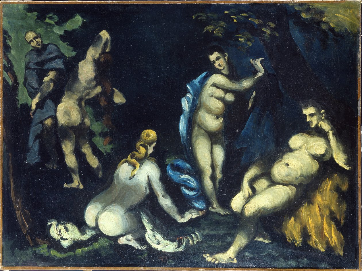 Saksa: La Tentation de Saint-Antoine La Tentation de saint Antoine (Pyhän Antoniuksen kiusaaminen) tekijältä Paul Cézanne