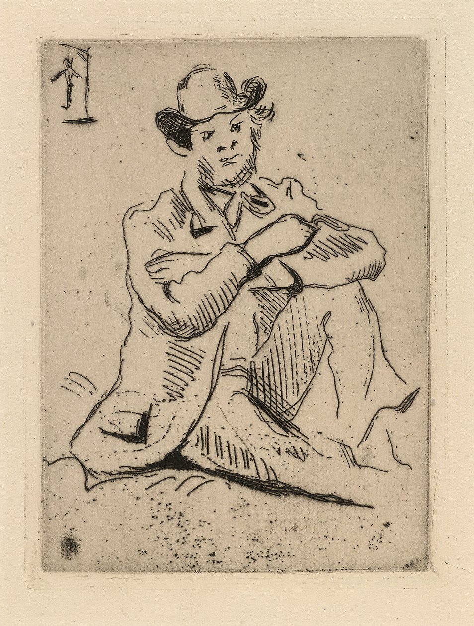 Guillaumin hirtetun miehen kanssa tekijältä Paul Cézanne