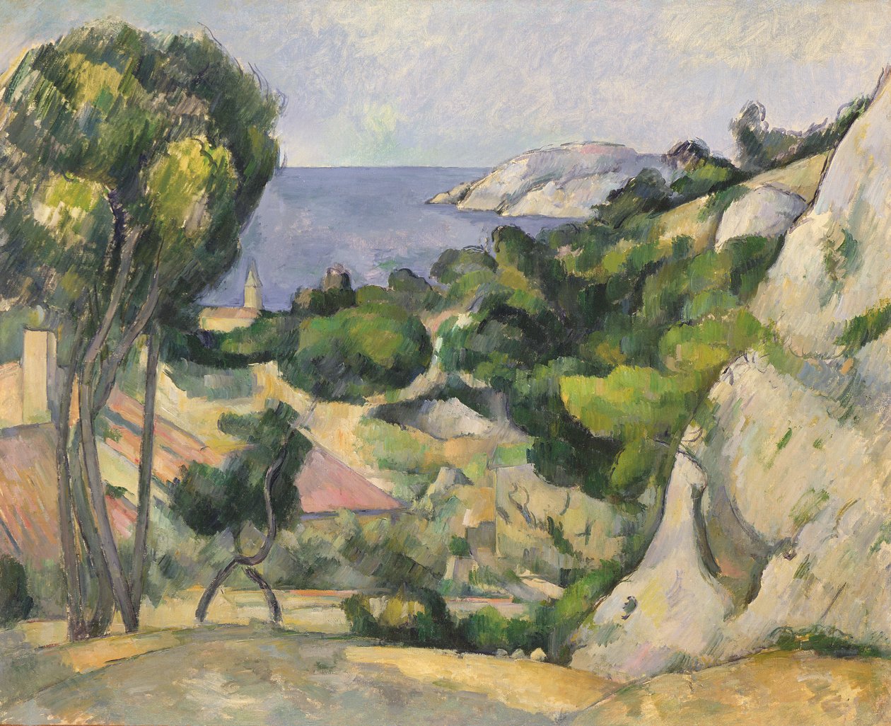 LEstaque, 1879-83 tekijältä Paul Cézanne