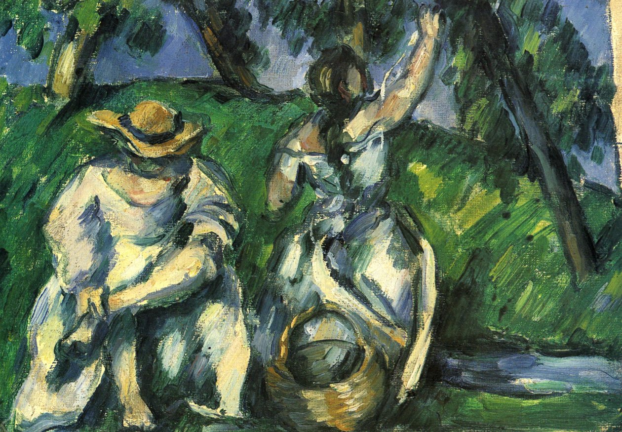 La Cueillette tekijältä Paul Cézanne