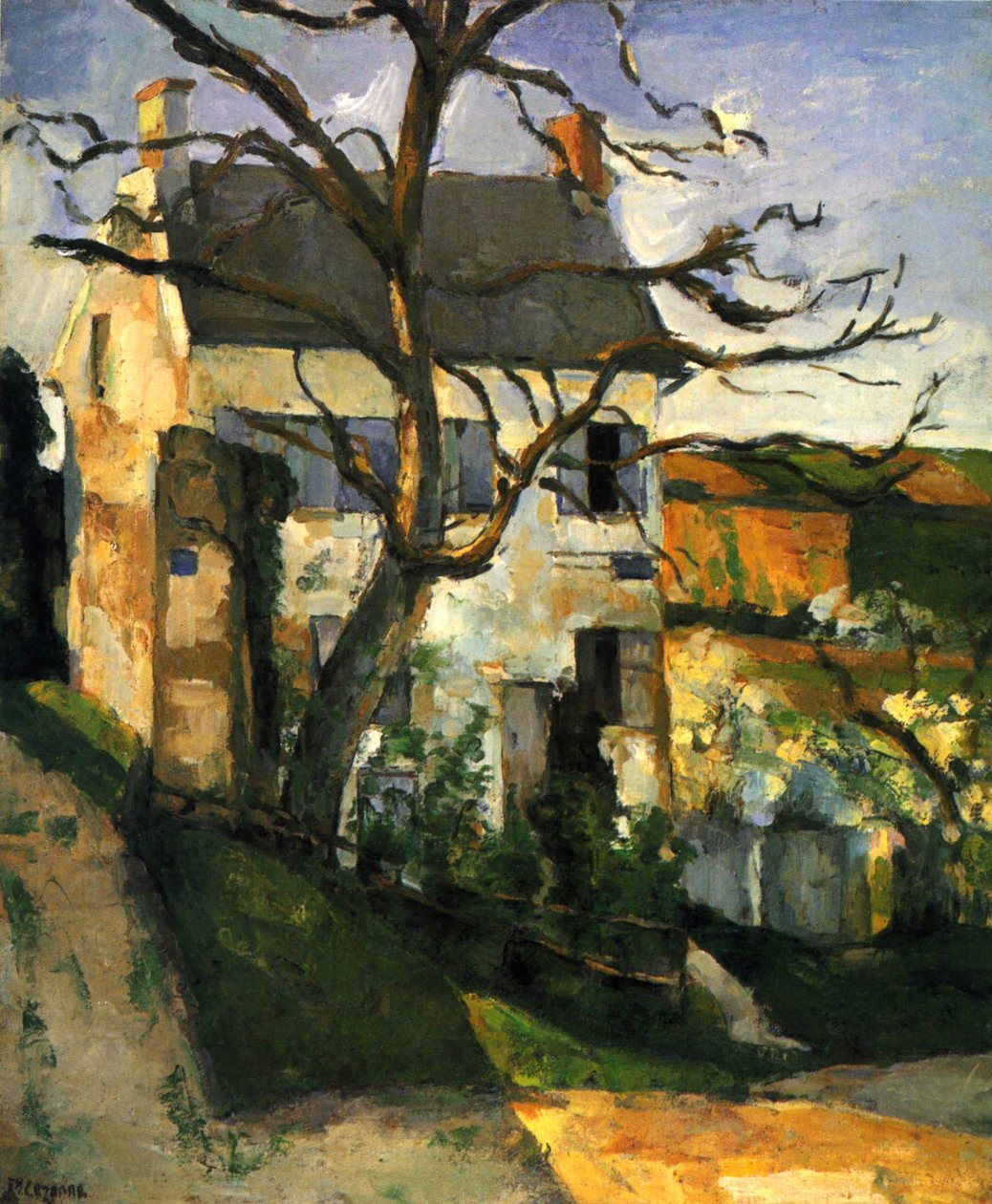 La Maison Rondest, Hermitagen kaupunginosa, Pontoise tekijältä Paul Cézanne