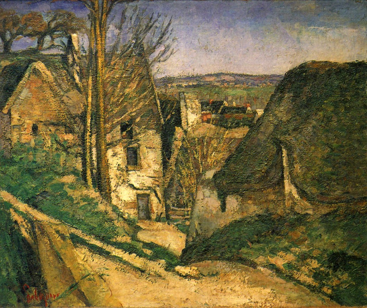 Hirtetyn miehen talo, Auvers-sur-Oise tekijältä Paul Cézanne
