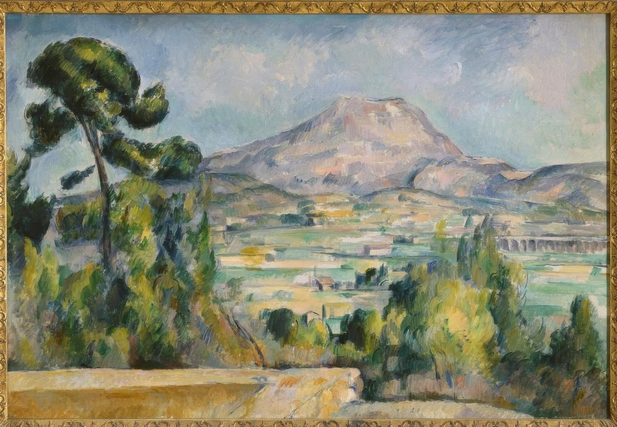 La Montagne Sainte-Victoire tekijältä Paul Cézanne