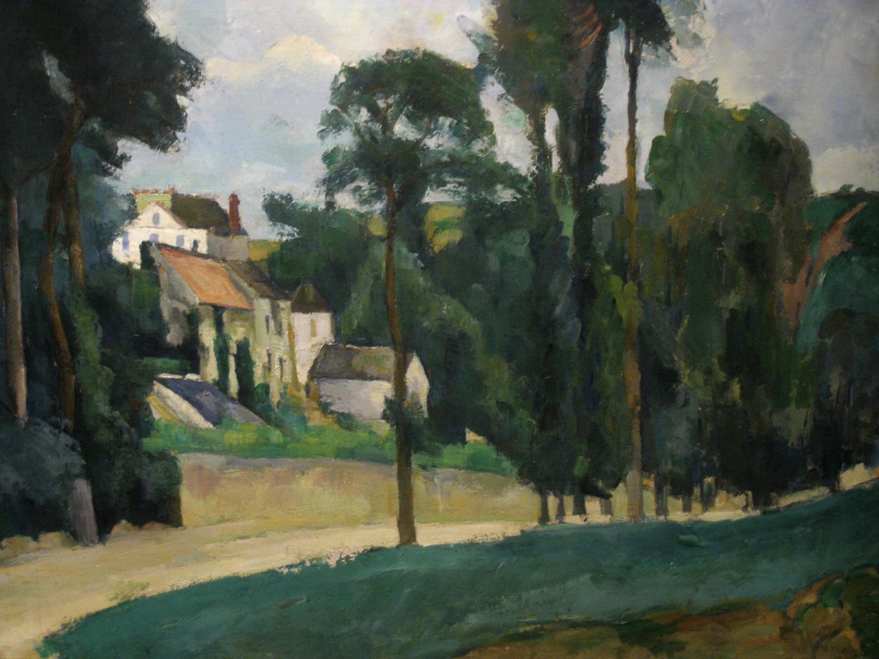Route de Pontoise tekijältä Paul Cézanne