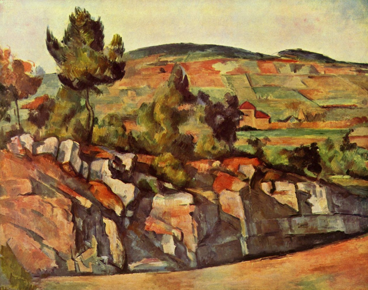 Provencen tie tekijältä Paul Cézanne