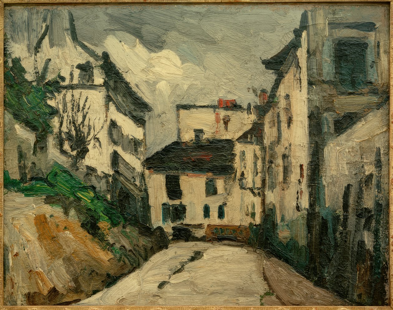 La Rue des Saules à Montmartre tekijältä Paul Cézanne