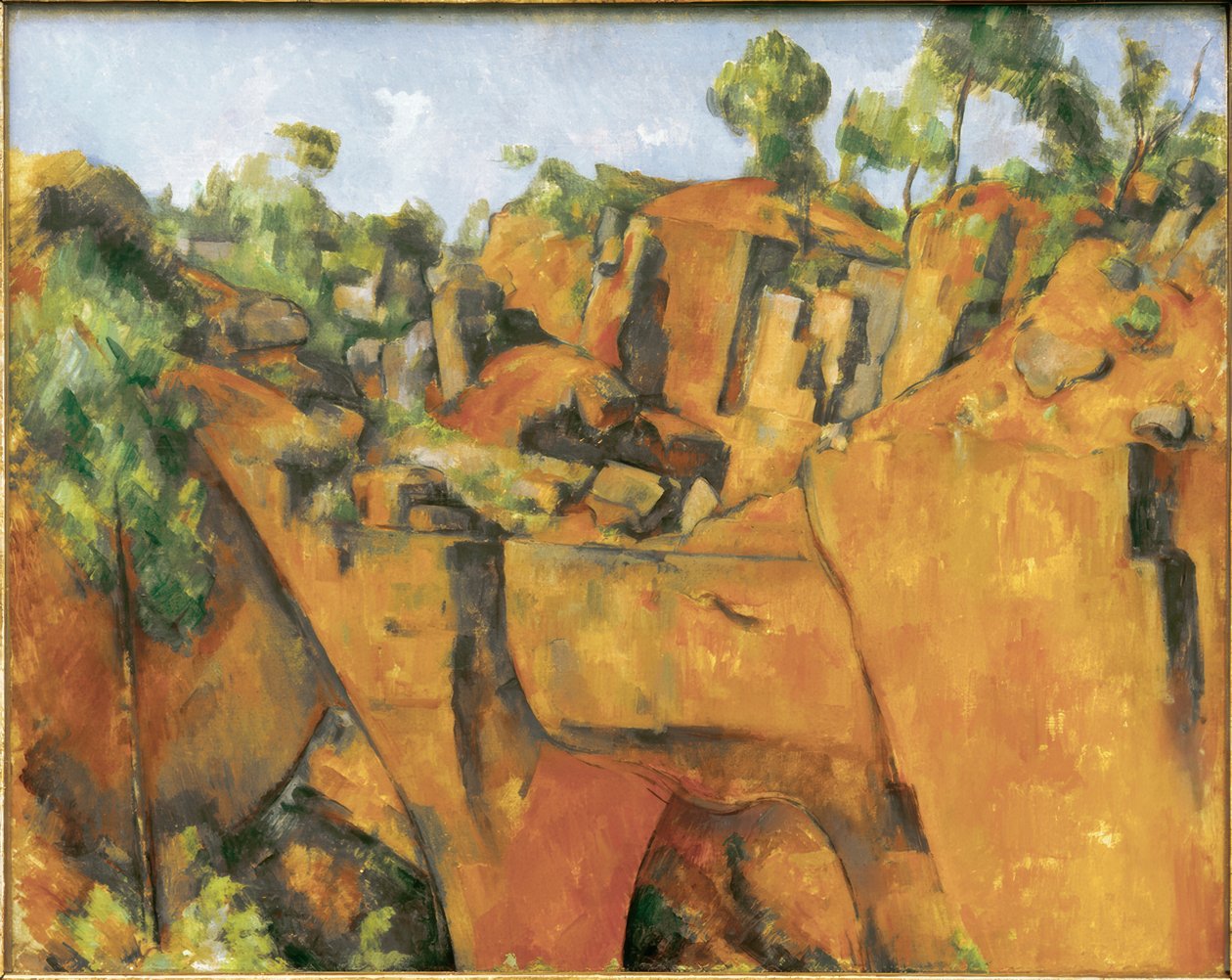 La carrière de Bibémus (Bibémuksen louhos) tekijältä Paul Cézanne