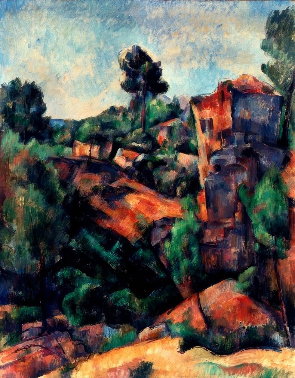 La carrière de Bibémus tekijältä Paul Cézanne