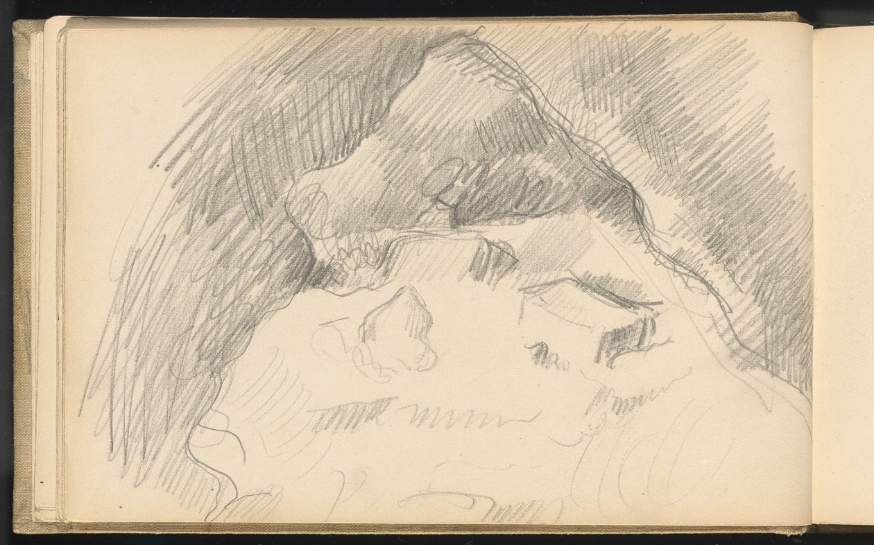 Maisema luolan sisältä katsottuna tekijältä Paul Cézanne