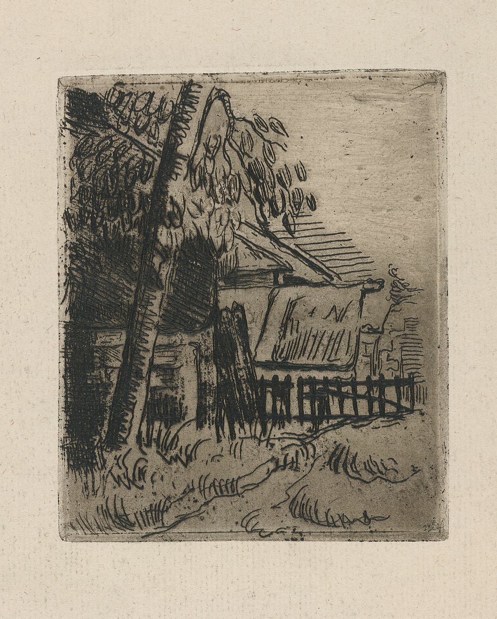Maisema Auversissa tekijältä Paul Cézanne