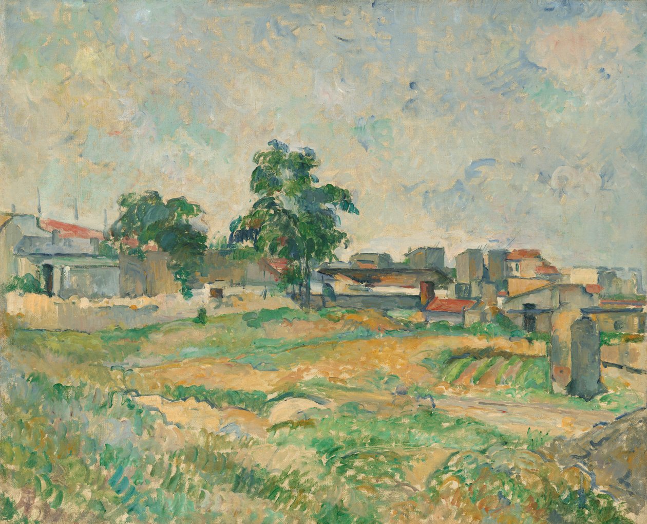 Maisema Pariisin lähellä tekijältä Paul Cézanne