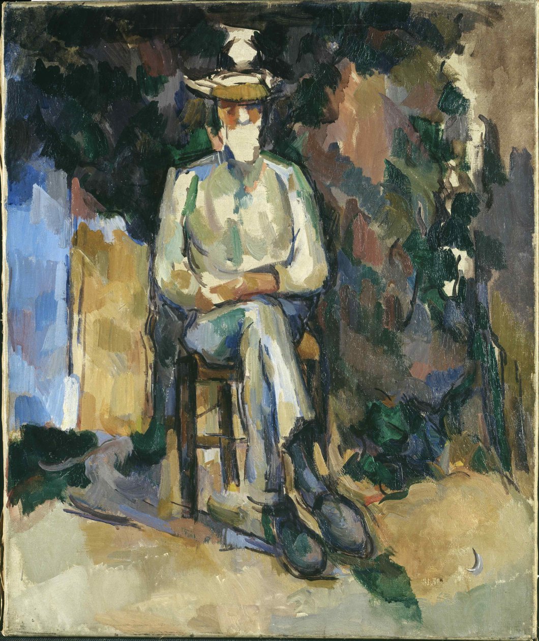 Puutarhuri Vallier, noin 1904-1906. tekijältä Paul Cézanne