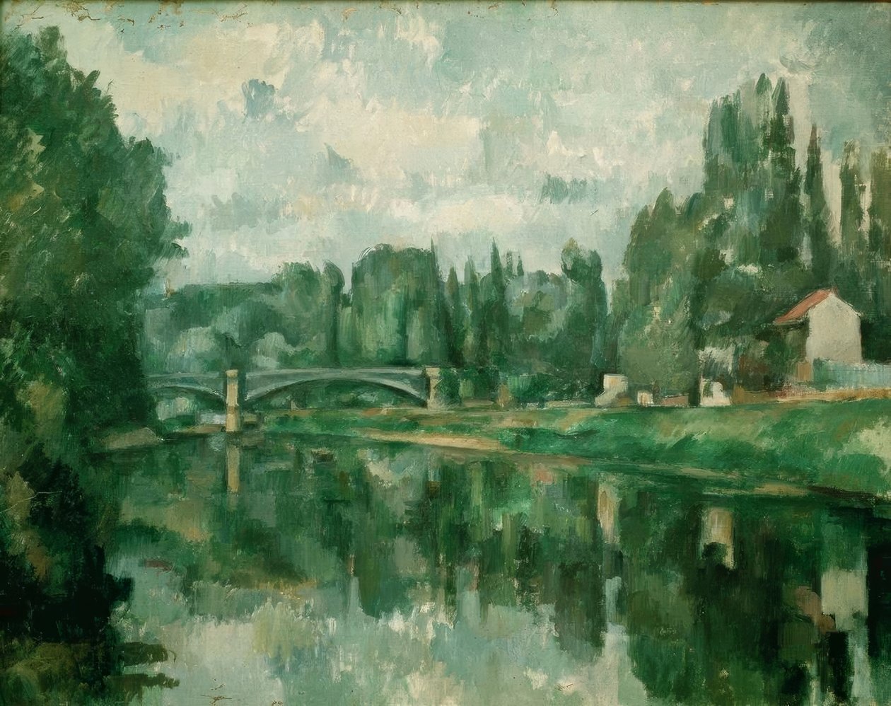 Creteilin silta (Marnen silta, Creteilissä). tekijältä Paul Cézanne