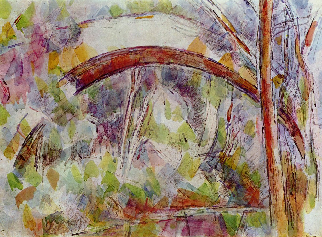Trois Sautetsin silta tekijältä Paul Cézanne