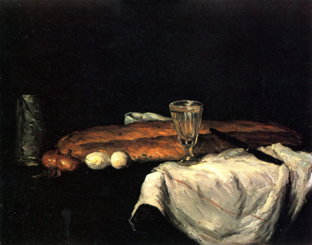 Leipä ja munat tekijältä Paul Cézanne