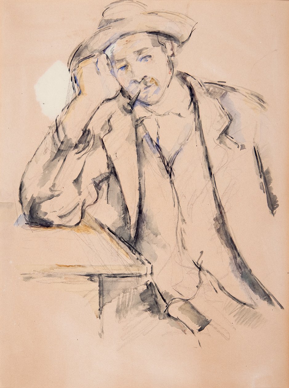 Kaljuva tupakoitsija tekijältä Paul Cézanne